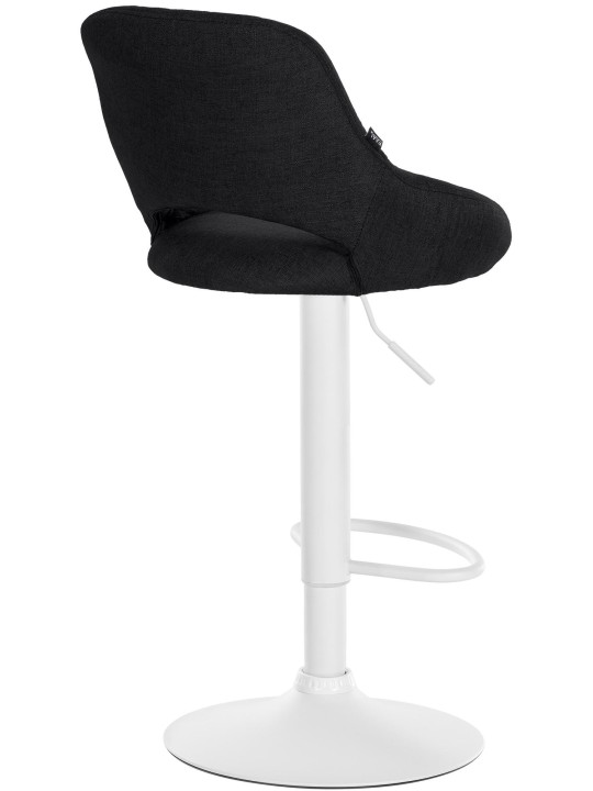 Barová stolička Milet látka, čierna