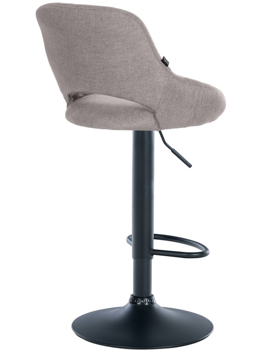 Barová stolička Milet látka, sivá