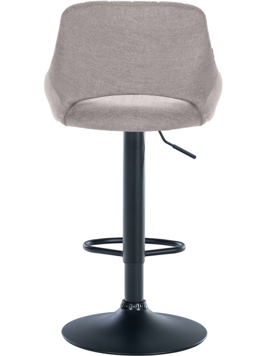 Barová stolička Milet látka, sivá