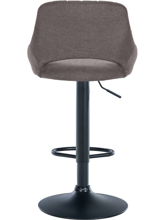 Barová stolička Milet látka, tmavosivá