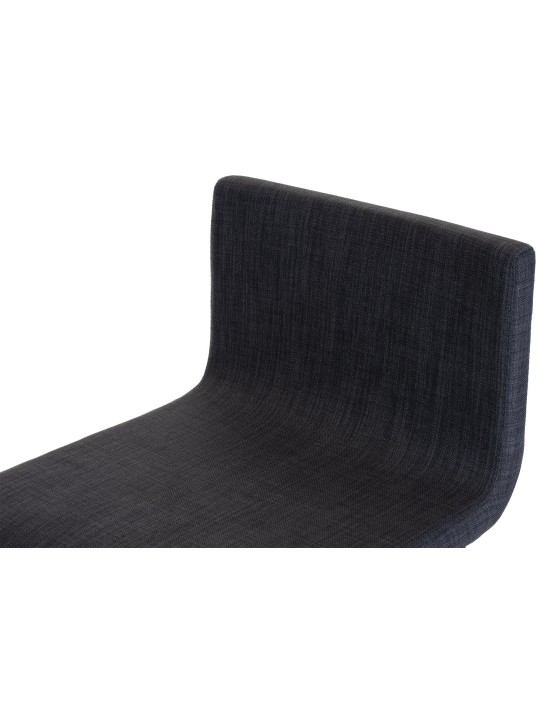 Barová stolička Limon B látka, tmavosivá