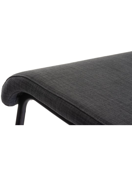 Barová stolička Limon B látka, tmavosivá