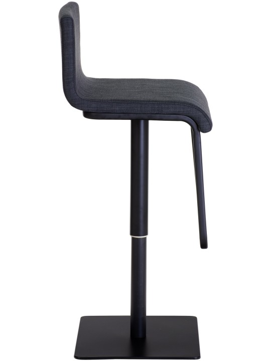 Barová stolička Limon B látka, tmavosivá