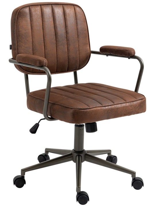 Kancelárska stolička Natrona, koňaková