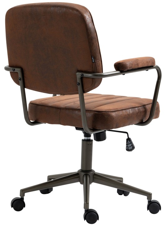 Kancelárska stolička Natrona, koňaková