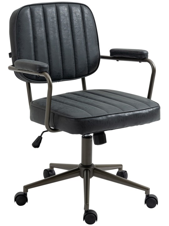 Kancelárska stolička Natrona, antická čierna