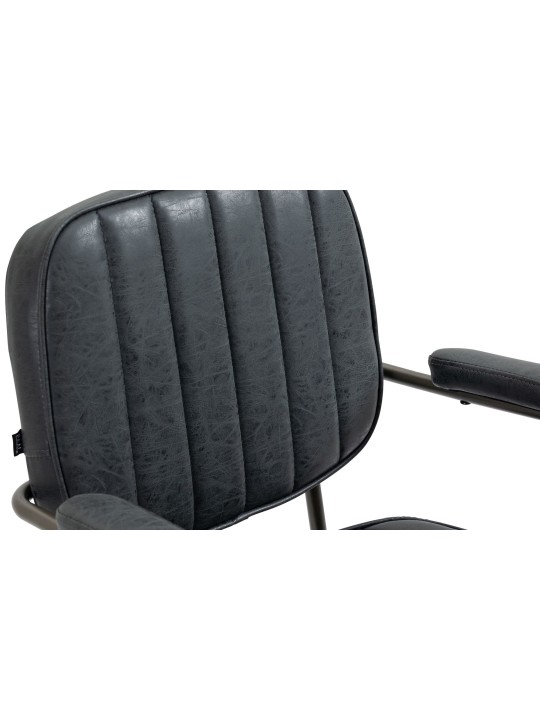 Kancelárska stolička Natrona, antická čierna