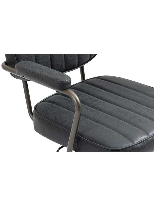 Kancelárska stolička Natrona, antická čierna