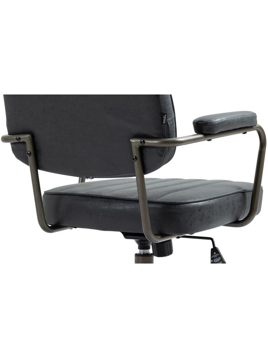 Kancelárska stolička Natrona, antická čierna