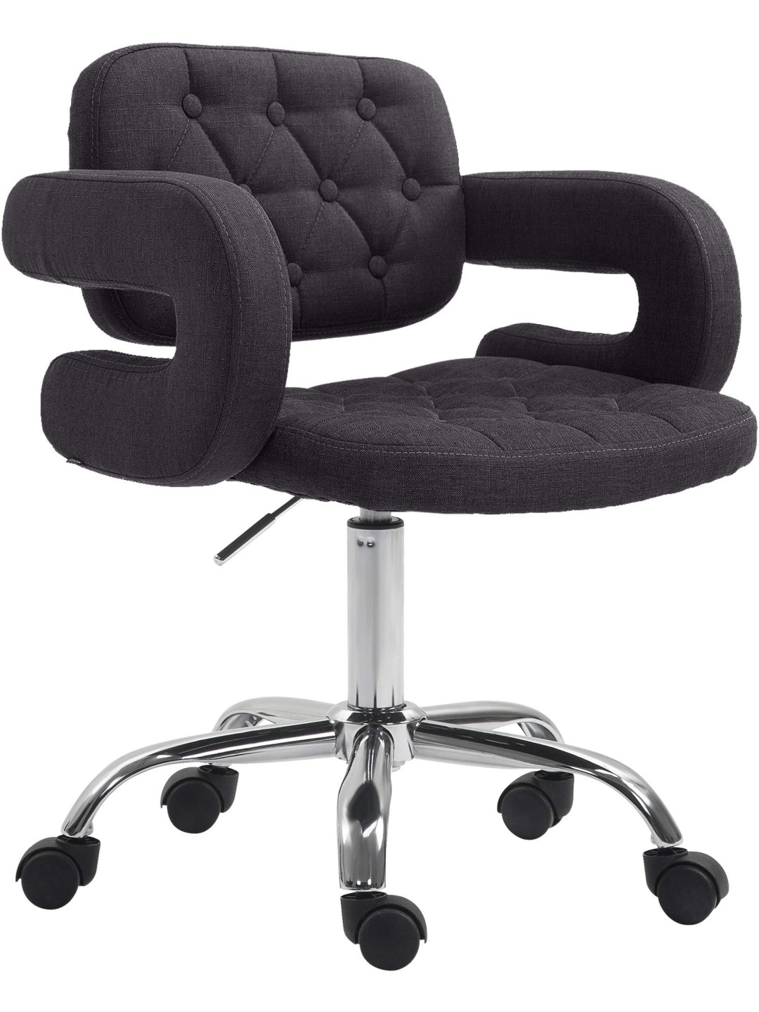 Pracovná stolička Dublin fabric, čierna