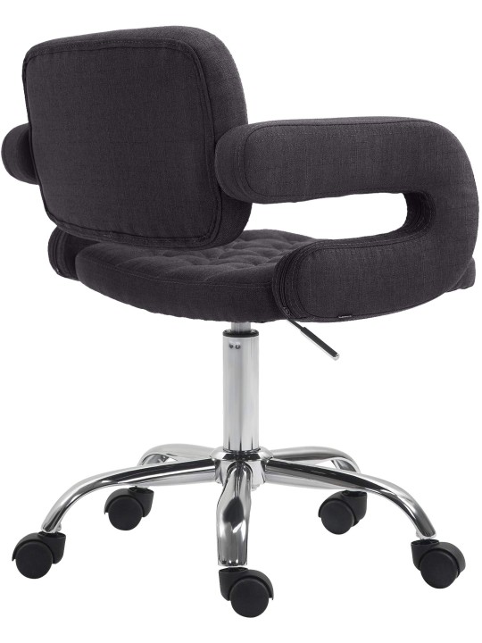 Pracovná stolička Dublin fabric, čierna
