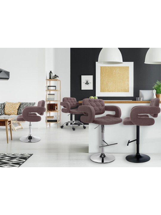 Lehátko látka Dublin, hnedá