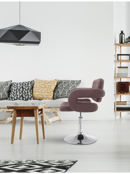 Lehátko látka Dublin, hnedá