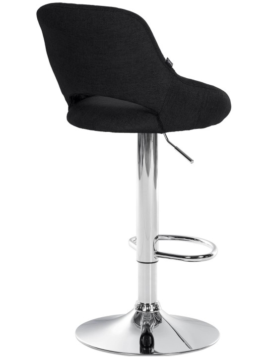 Sada 2 barových stoličiek Milet látka C, čierna