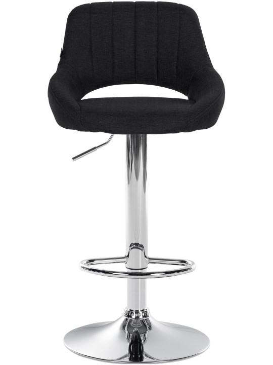 Sada 2 barových stoličiek Milet látka C, čierna