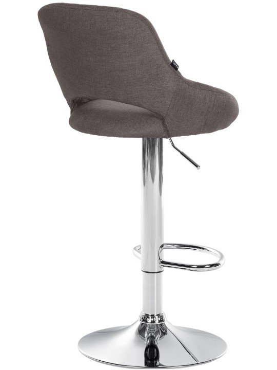 Sada 2 barových stoličiek Milet látka C, tmavosivá