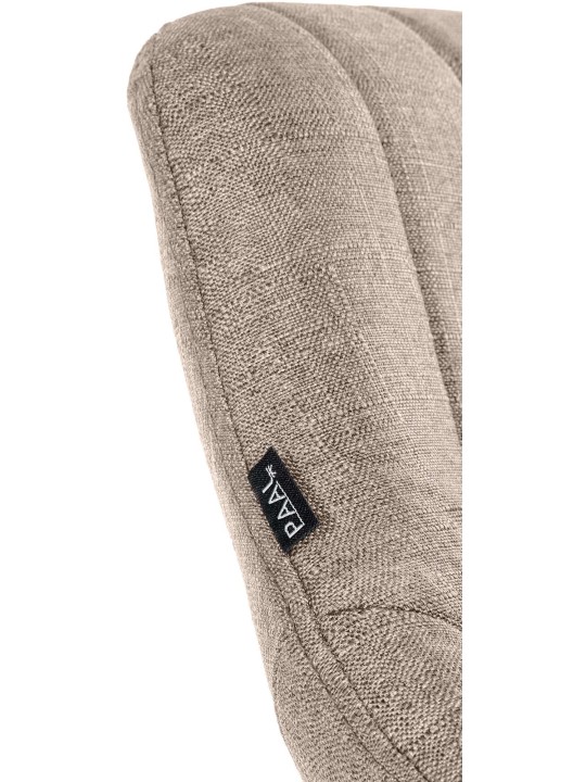 Sada 2 barových stoličiek Milet látka C, šedohnedá