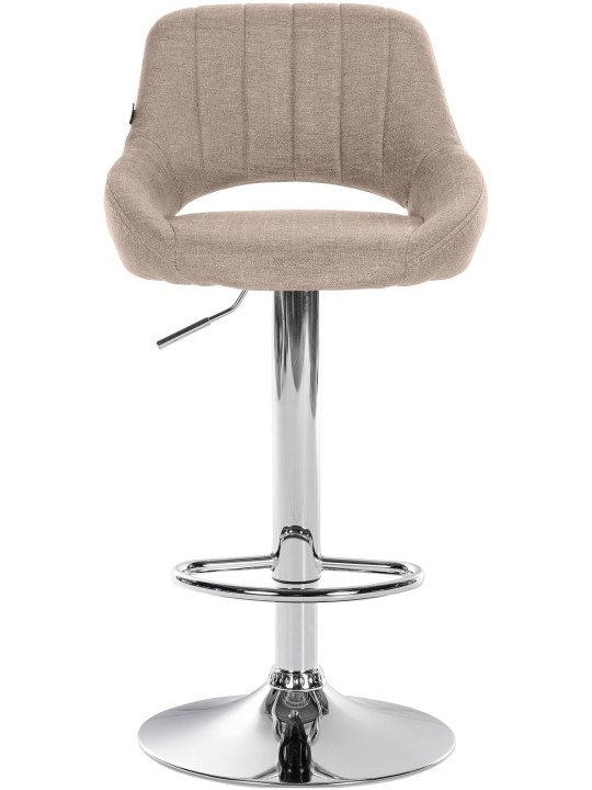 Sada 2 barových stoličiek Milet látka C, šedohnedá