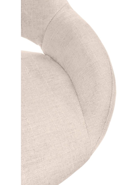 Sada 2 barových stoličiek Milet fabric B, krémová