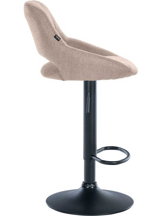 Sada 2 barových stoličiek Milet fabric B, šedohnedá