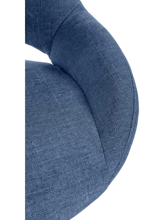 Sada 2 barových stoličiek Milet fabric B, modrá