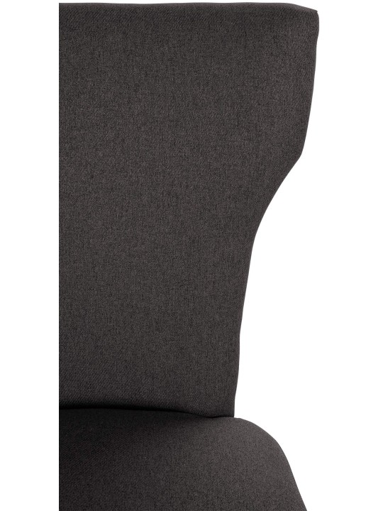 Súprava 2 jedálenských stoličiek Zadar látka antik-tmavá, tmavosivá