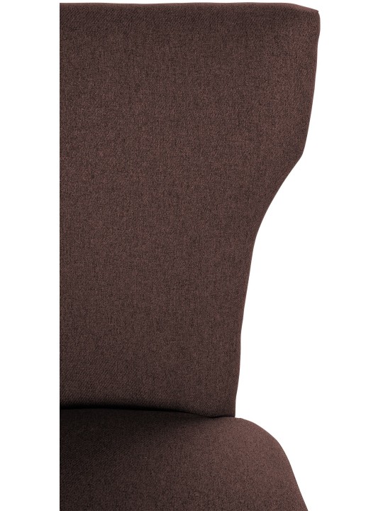 Súprava 2 jedálenských stoličiek Zadar látka antik-svetlá, hnedá