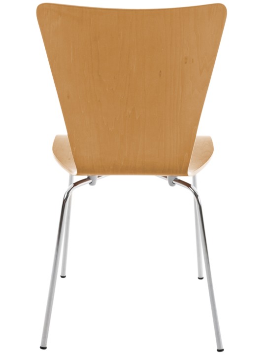 Stolička pre návštevníkov Aaron, prírodná