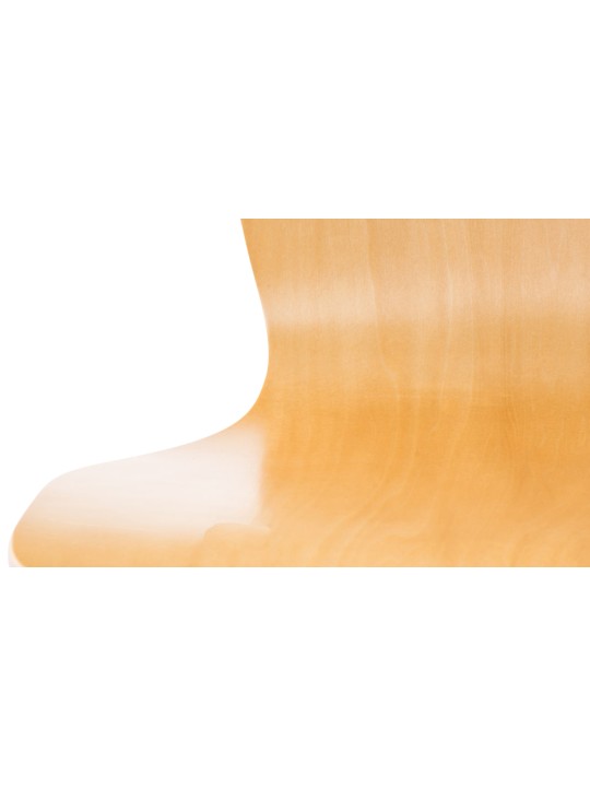 Stolička pre návštevníkov Aaron, prírodná