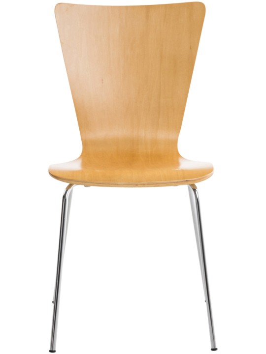 Stolička pre návštevníkov Aaron, prírodná