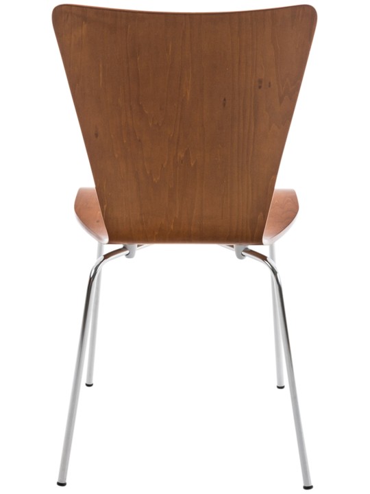 Stolička pre návštevníkov Aaron, hnedá