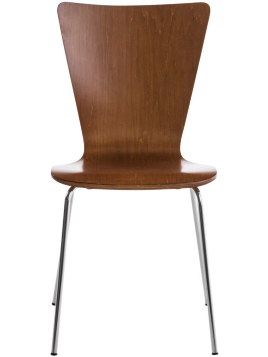 Stolička pre návštevníkov Aaron, hnedá