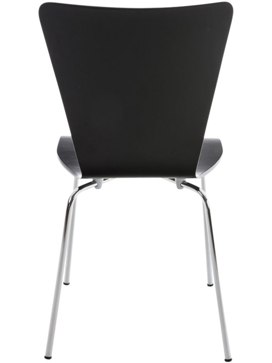 Stolička pre návštevníkov Aaron, čierna