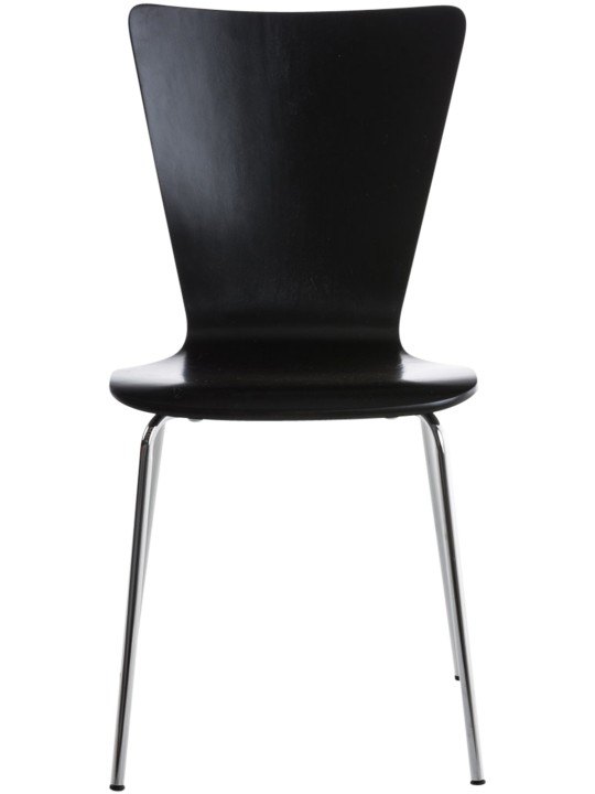 Stolička pre návštevníkov Aaron, čierna