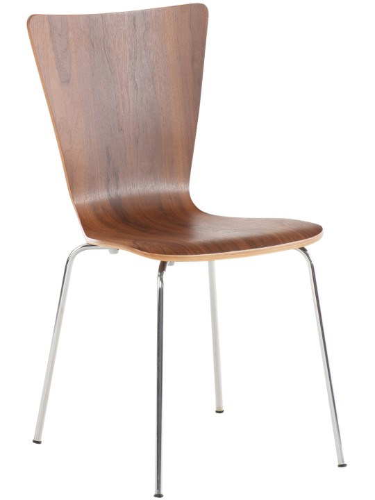 Stolička pre návštevníkov Aaron, orech