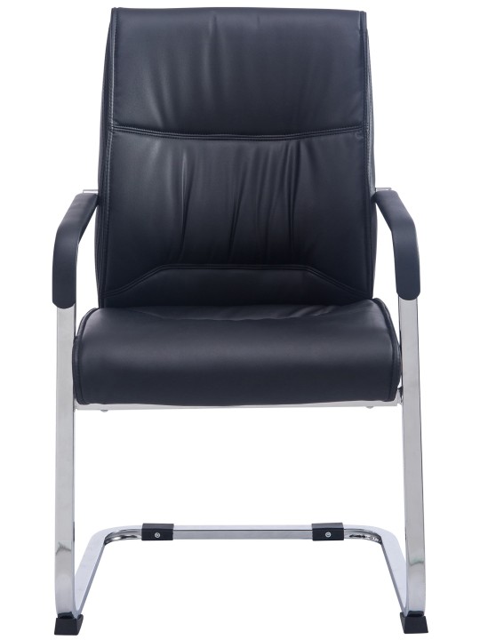 XL stolička pre návštevníkov Anubis, čierna XL stolička pre návštevníkov Anubis, čierna