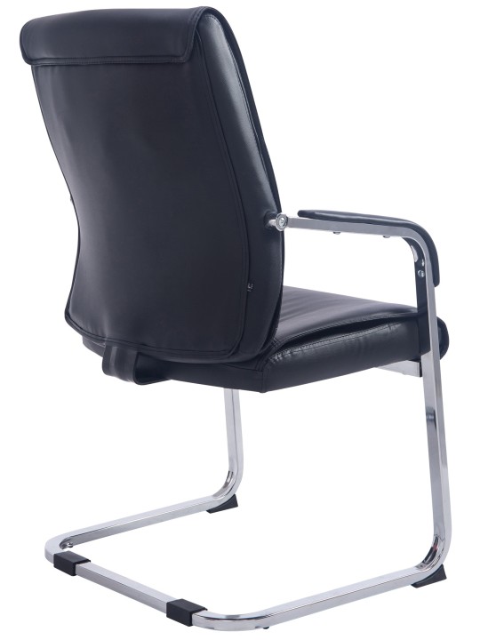 XL stolička pre návštevníkov Anubis, čierna XL stolička pre návštevníkov Anubis, čierna