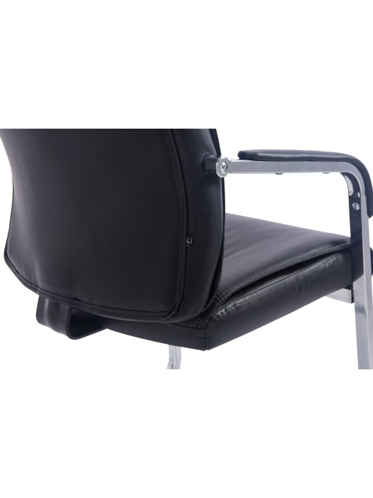 XL stolička pre návštevníkov Anubis, čierna XL stolička pre návštevníkov Anubis, čierna