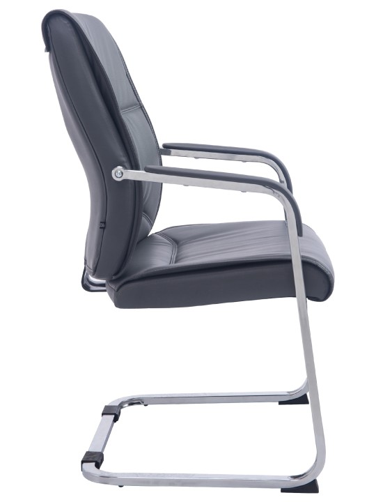 XL stolička pre návštevníkov Anubis, sivá XL stolička pre návštevníkov Anubis, sivá