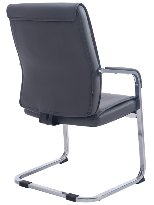 XL stolička pre návštevníkov Anubis, sivá XL stolička pre návštevníkov Anubis, sivá