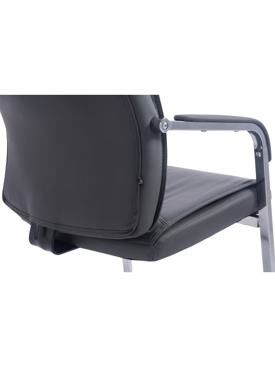 XL stolička pre návštevníkov Anubis, sivá XL stolička pre návštevníkov Anubis, sivá