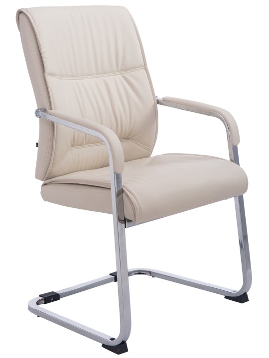 XL stolička pre návštevníkov Anubis, krémová XL stolička pre návštevníkov Anubis, krémová