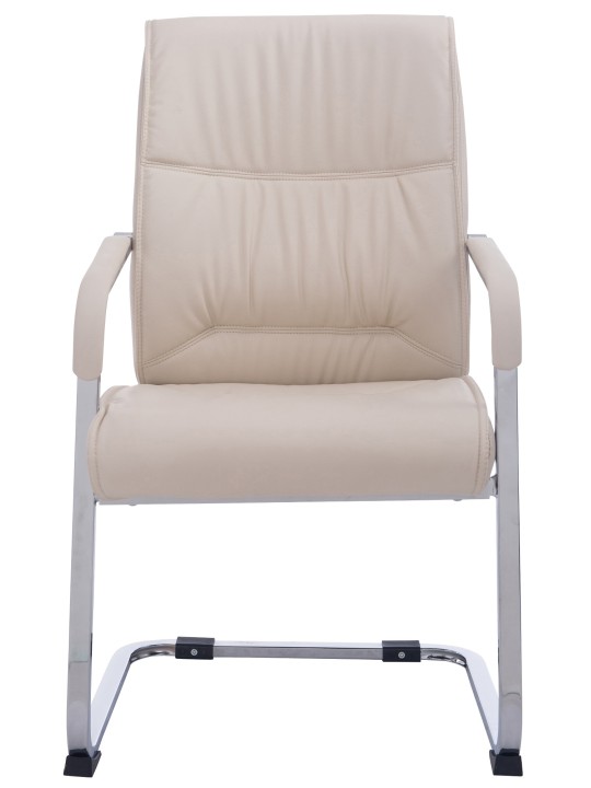 XL stolička pre návštevníkov Anubis, krémová XL stolička pre návštevníkov Anubis, krémová