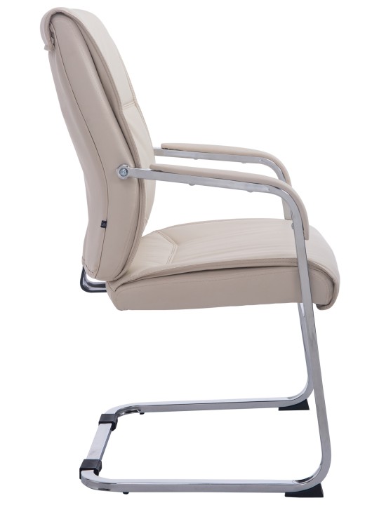 XL stolička pre návštevníkov Anubis, krémová XL stolička pre návštevníkov Anubis, krémová