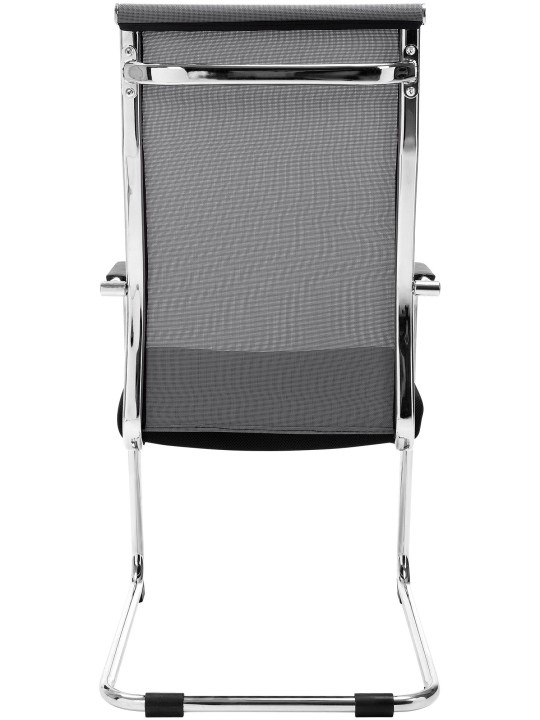 Kreslo pre návštevníkov Brenda, sivá