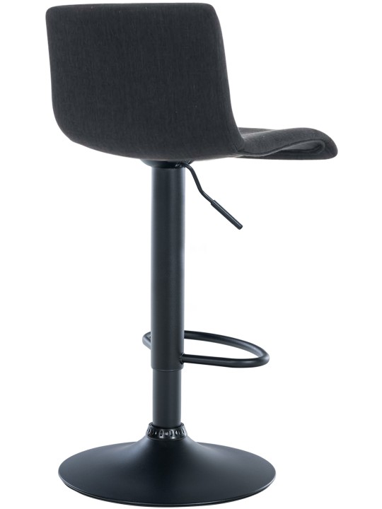Barová stolička Hoover látka B, čierna