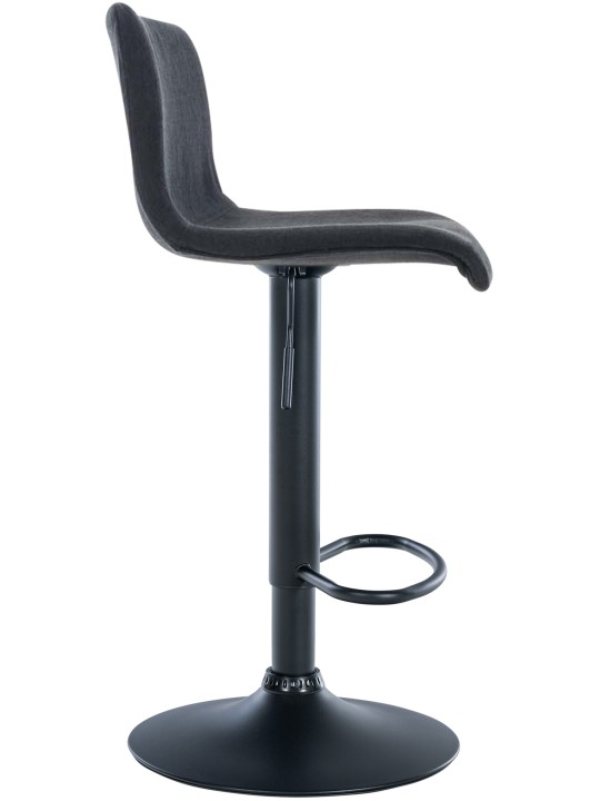 Barová stolička Hoover látka B, čierna