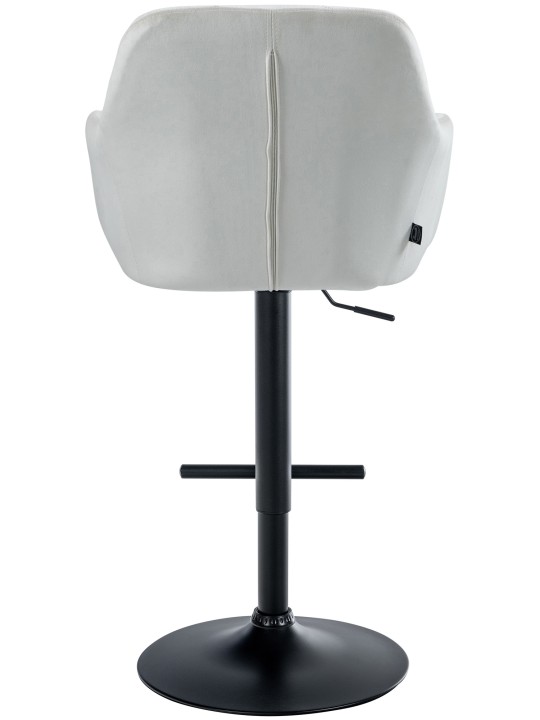 Barová stolička Natoma velvet, krémová