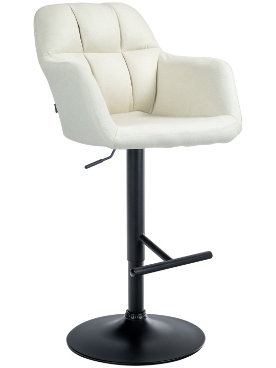 Barová stolička látka Natoma, krémová