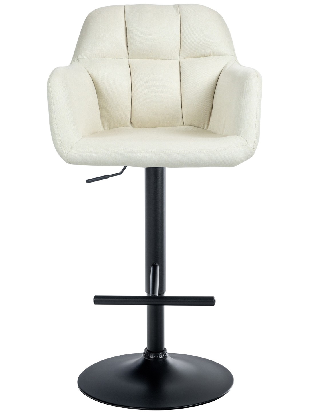 Barová stolička látka Natoma, krémová